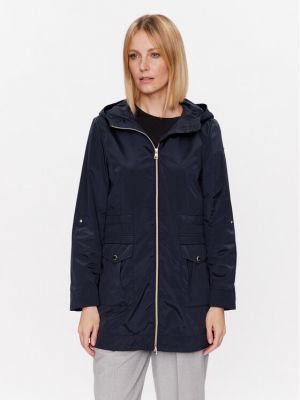 Relaxed fit parka Geox mėlyna