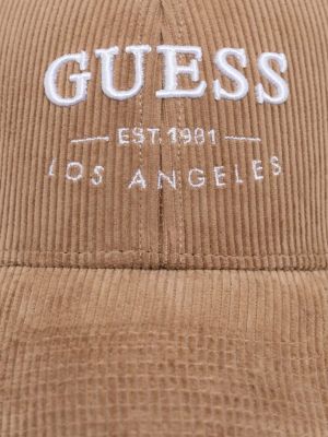 Pamučna kapa Guess bež