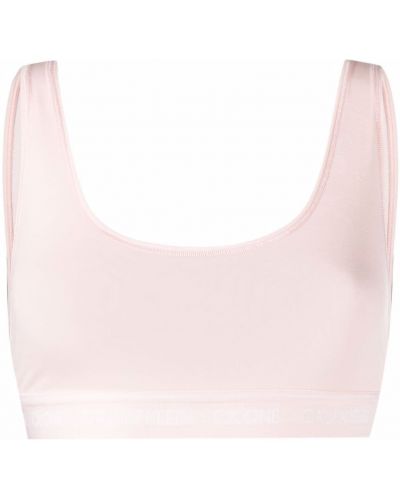 Trykt bralette Calvin Klein rosa