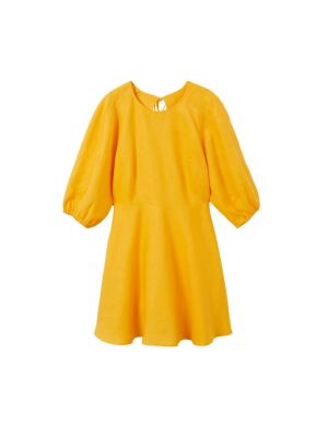 Dolga obleka Mango rumena