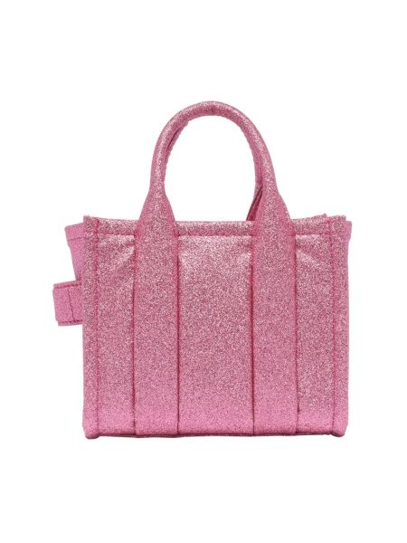 Bolso shopper de cuero Marc Jacobs rosa