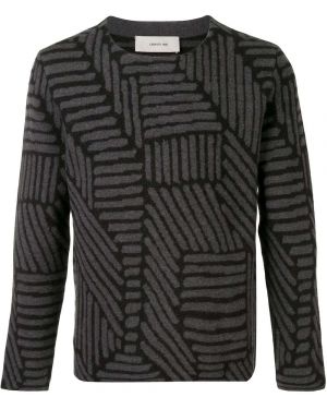 Jersey de tela jersey con estampado geométrico Cerruti 1881 gris
