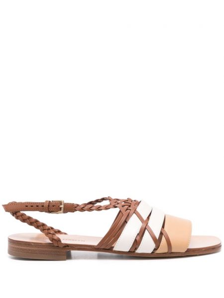 Riemchensandalen ohne absatz Alberta Ferretti