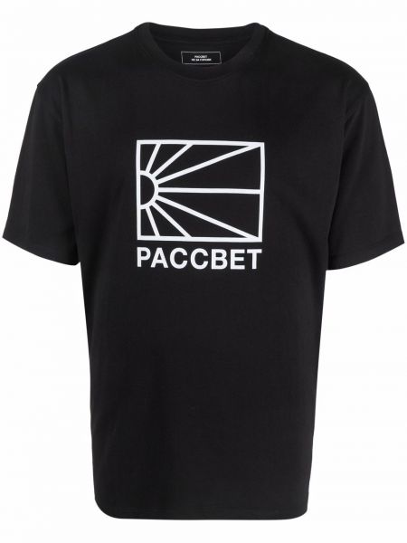 Camiseta con estampado Paccbet negro