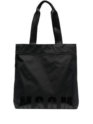 Nakupovalna torba s potiskom Msgm črna