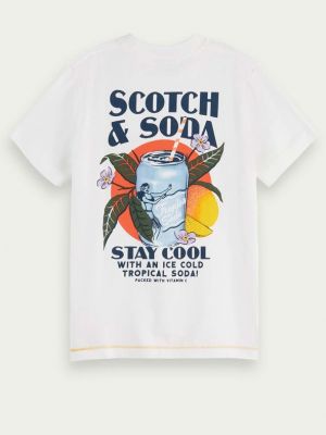 Koszulka Scotch & Soda biała