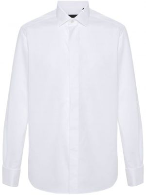 Bombažna srajca Corneliani bela