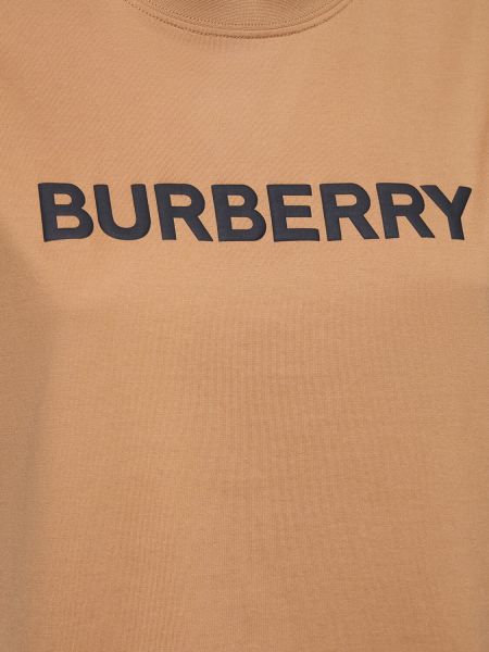 Koszulka bawełniana z nadrukiem Burberry