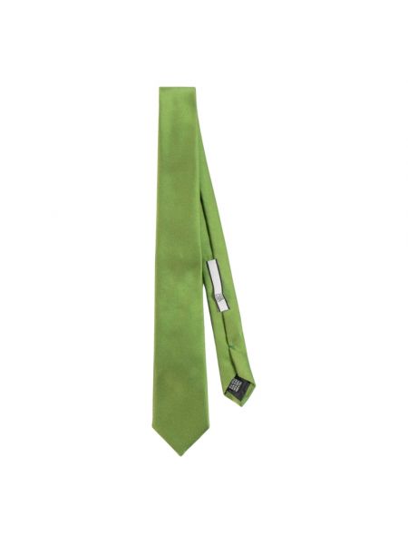 Jedwabny krawat biznesowy Corsinelabedoli zielony