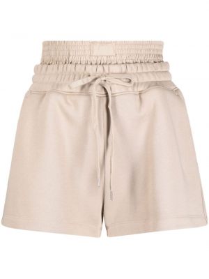 Shorts taille haute en coton 3.1 Phillip Lim beige