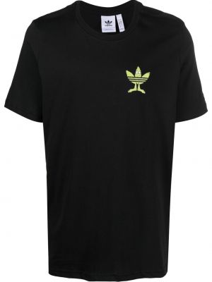 Trykt t-skjorte Adidas svart