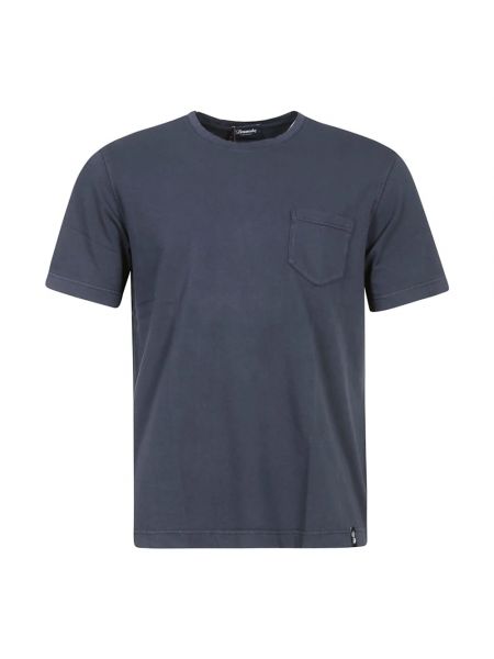 T-shirt mit taschen Drumohr blau