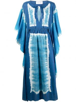 Vestito tie-dye Alberta Ferretti blu