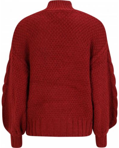 Пуловер Object Tall червено