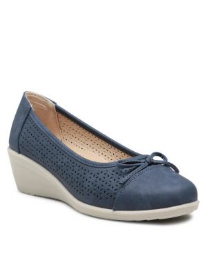 Ilgaauliai batai Clara Barson mėlyna