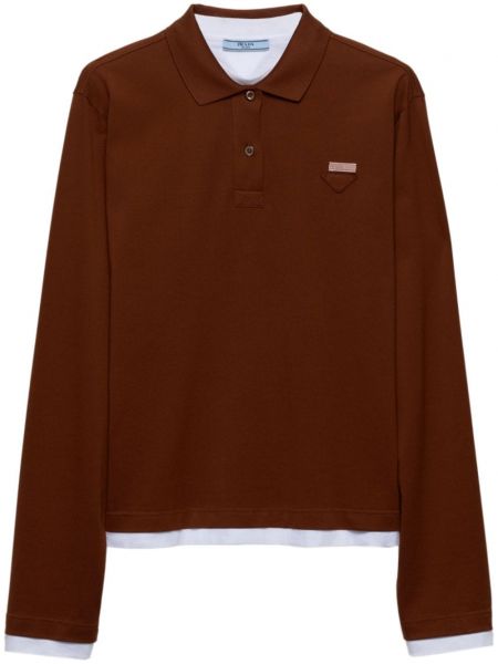 Poloshirt Prada brun