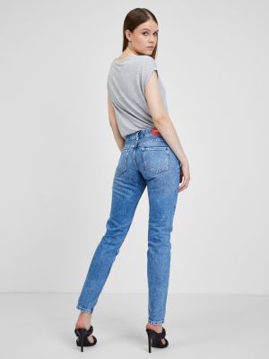 Priliehavé slim fit priliehavé skinny fit džínsy Pepe Jeans modrá