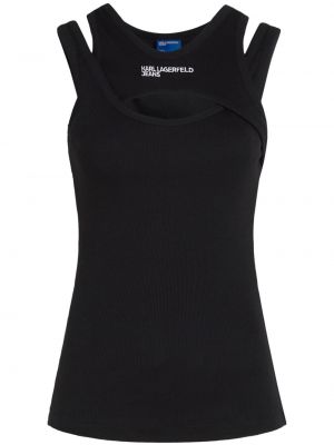 Tanktop Karl Lagerfeld Jeans sort