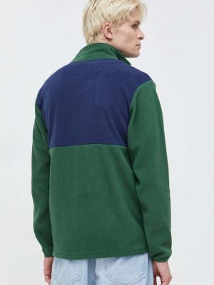 Gyapjú pulóver Quiksilver zöld