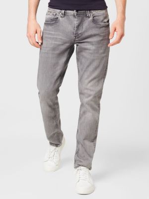 Džínsy s rovným strihom Pepe Jeans sivá
