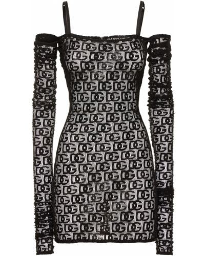 Mini šaty Dolce & Gabbana - Černá