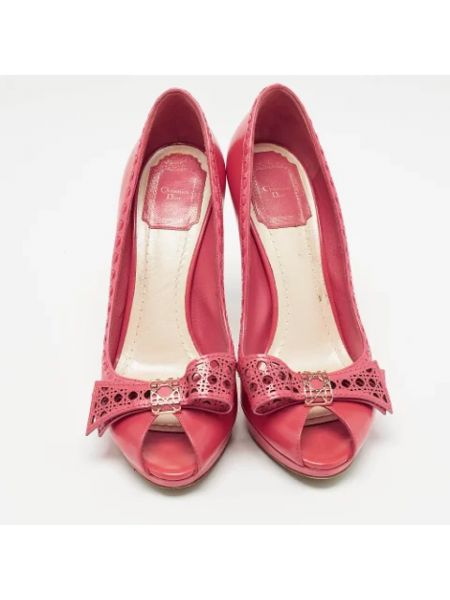 Calzado de cuero Dior Vintage rosa