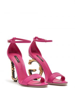 Sandały Dolce And Gabbana różowe