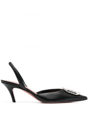 Slingback pumper med stropper Amina Muaddi sort