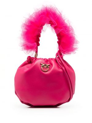 Shopper rankinė su kailiu Pinko rožinė