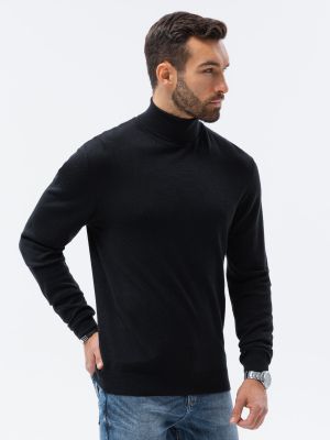 Пуловер Ombre черно