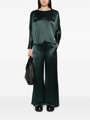 Pantalon large By Malene Birger vert