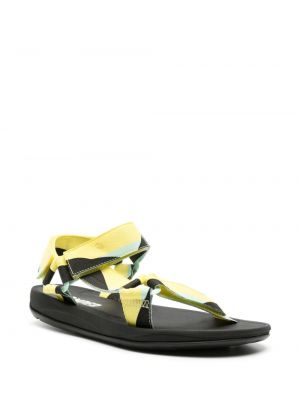 Sandale mit print Camper gelb