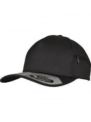 Kapa s šiltom z žepi Flexfit črna