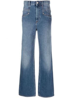 Jeansy relaxed fit Isabel Marant niebieskie