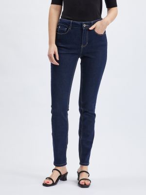 Skinny fit džinsai slim fit Orsay mėlyna