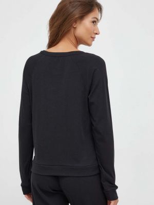 Tričko s dlouhým rukávem s dlouhými rukávy Calvin Klein Underwear černé