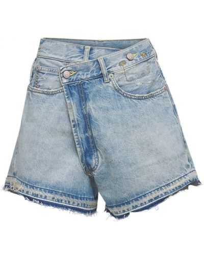Jeans shorts R13 himmelblau