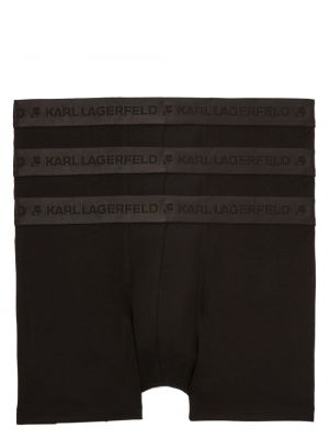 Boxershorts mit stickerei Karl Lagerfeld schwarz