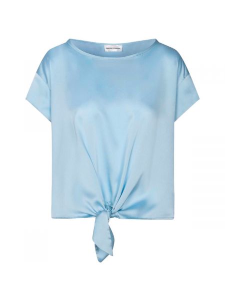 Polo majica sa dugačkim rukavima Sandro Ferrone plava