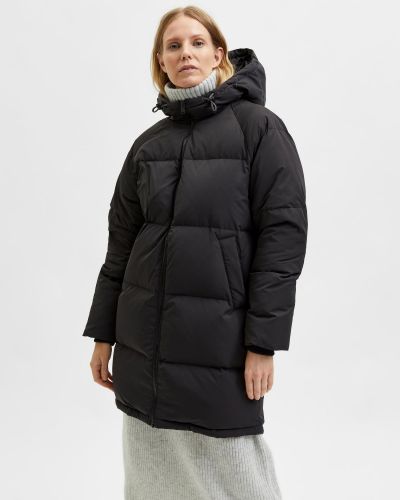 Zimný kabát Selected Femme čierna