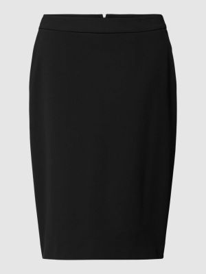 Spódnica midi w jednolitym kolorze Comma czarna