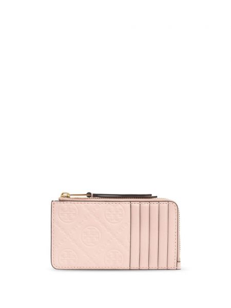 Nahka lompakko Tory Burch pinkki