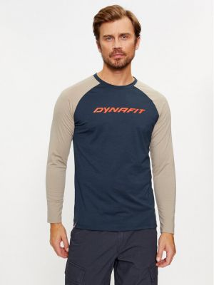 T-shirt a maniche lunghe Dynafit blu