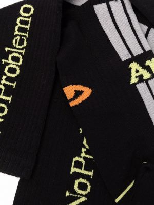 Socken mit stickerei Aries schwarz