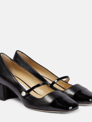 Läder pumps Jimmy Choo svart