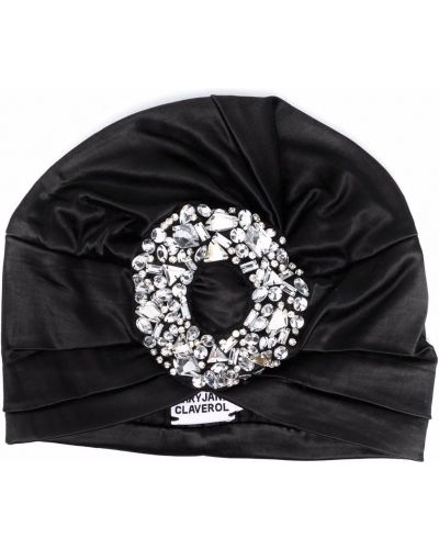 Gorra de cristal Maryjane Claverol negro