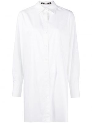 Chemise en coton à imprimé Karl Lagerfeld blanc