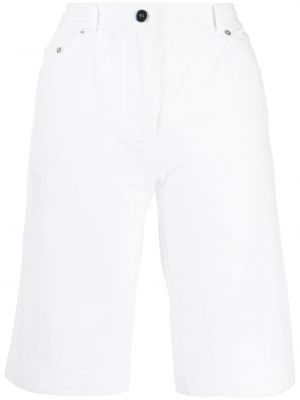 Shorts en jean à boutons Chanel Pre-owned blanc