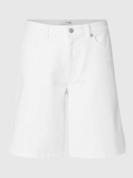 Jeans Selected Femme blanc