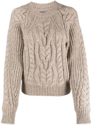 Пуловер Isabel Marant кафяво